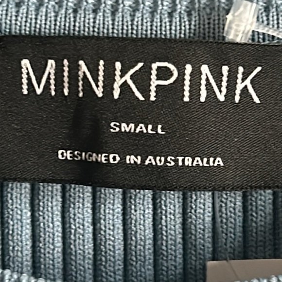 MNew MINKPINK Women’s Sleeveless Ribbed Knit Slim Fit Tank Top - Picture 6 of 11